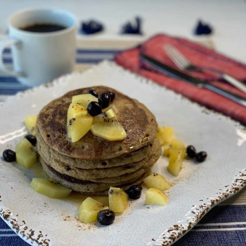 Gluten-Free Pecan-Banana Pancake