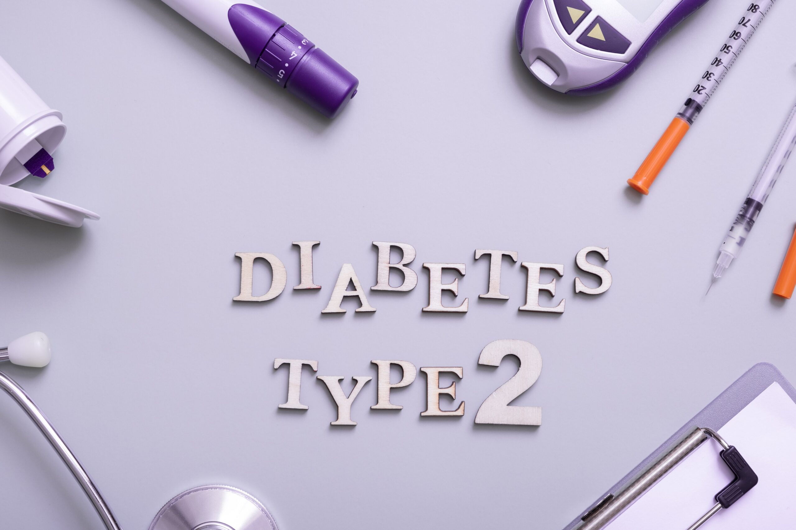 diabetes type 2 spelled out